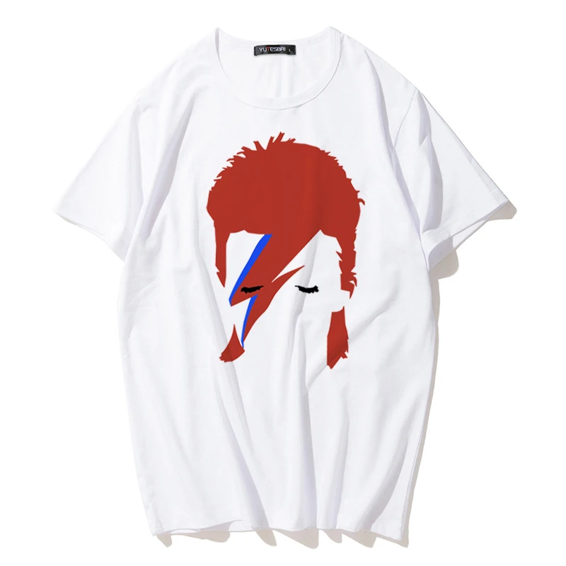 Модная женская футболка David Bowie Женская рок звезда с коротким рукавом camiseta летние