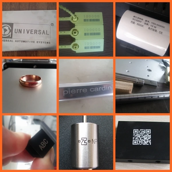 Настольный и Портативный волоконный лазерный маркер 20 Вт с системой воздушного