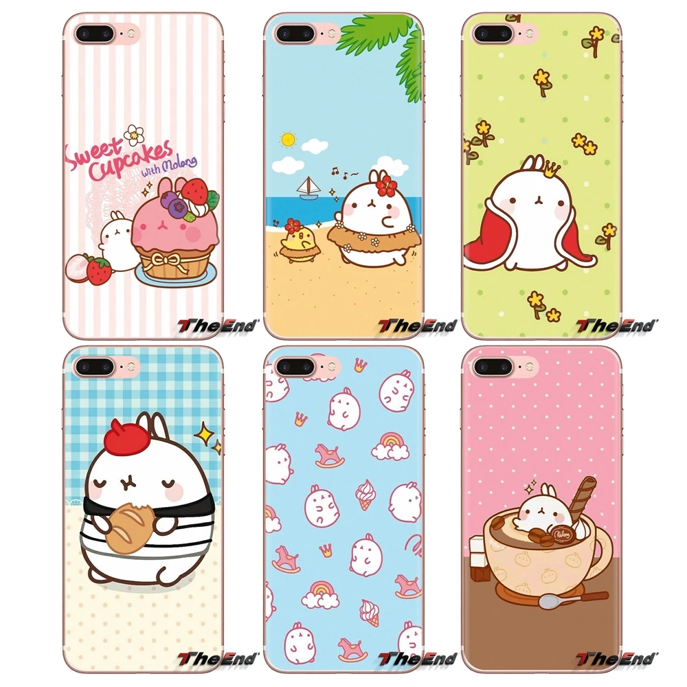 Корейский мультфильм Картофель молан розовый для iPod Touch Apple iPhone 4 4S 5 5S SE 5C 6 6S 7 8 X XR XS
