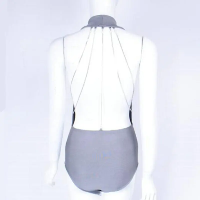 2019 Комбинезон Сексуальная знаменитости спинки Холтер Розовый выдалбливают для