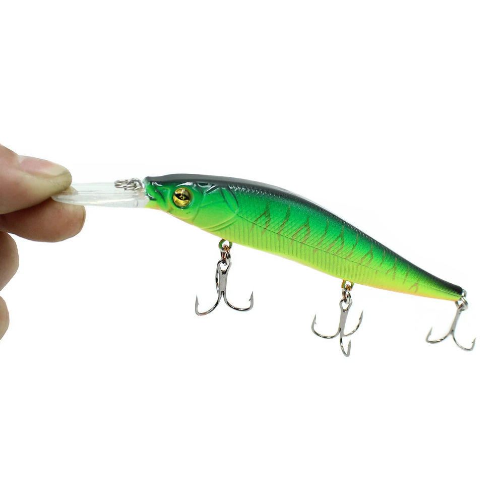 1 шт. рыболовные приманки Minnow 13,5 см 15,8 г качественные подвесные воблеры 3D реалистичные глаза бас-приманка для щуки искусственная жесткая приманка