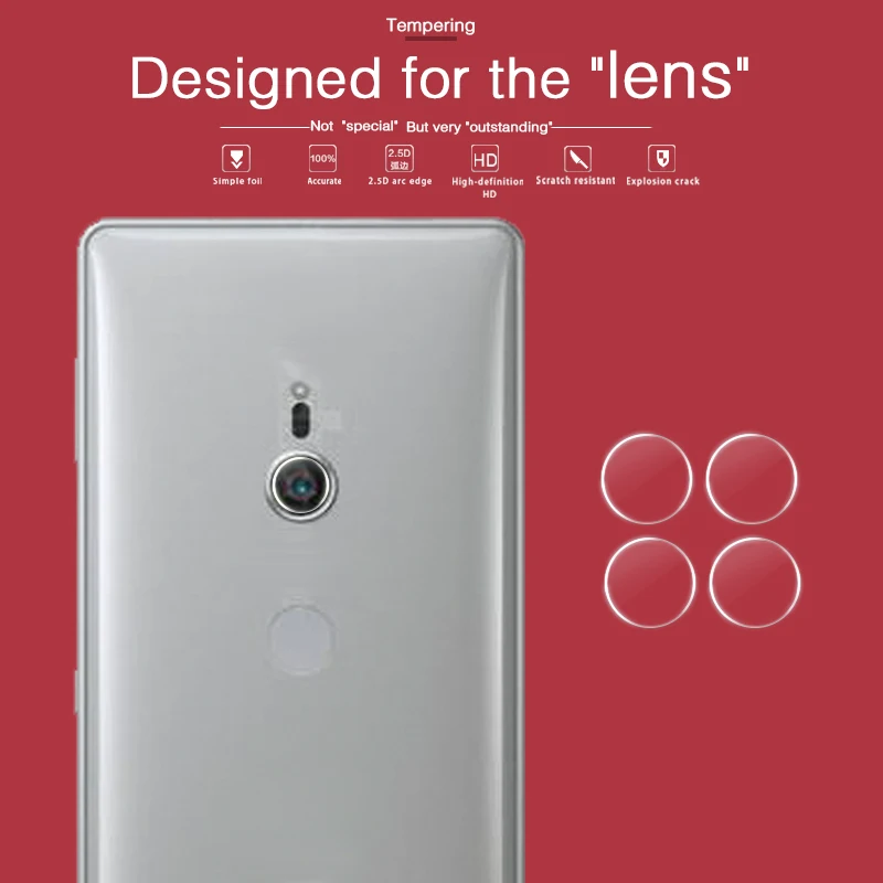 HD Задняя камера Объектив Закаленное стекло пленка для Sony Xperia XZ2 Compact Premium H8216 H8266 H8276