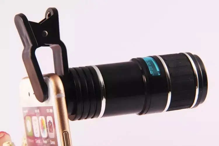 Универсальный зажим 12X зум телефото телескоп камера Объектив Телефона для Google Nexus