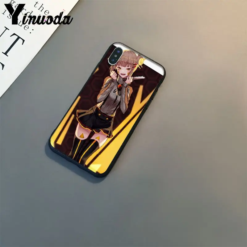 Чехол для телефона с принтом My hero academic Himiko Toga DIY чехол iPhone 6S 6plus 7 7plus 8 8Plus X Xs MAX 5 5S XR |