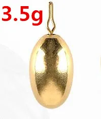 Ball 3.5g 10 шт. резьба медный шар кулон рыболовные крючки металлические приманки из свинца голова грузила глубокая вода пуля Вес рыболовные принадлежности PESCA - Цвет: Ball 3.5g