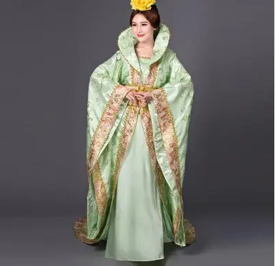 Старинный китайский Танг костюм ханьфу наложница empтора платье королевы Daming princess