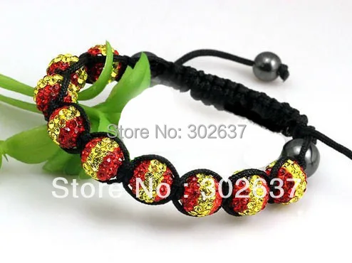 Бесплатная доставка 1 шт. браслет из бисера со стразами в стиле хип хоп с