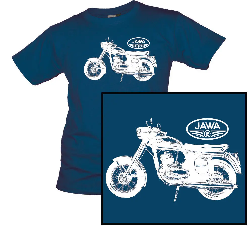 Крутая мотоциклетная футболка Jawa 2019 1950 унисекс 350|Мужские футболки| |