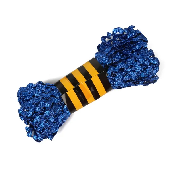 15 цветов Красивая металлическая Блестящая лента Ric Rac Zig Zag кружевная Лента