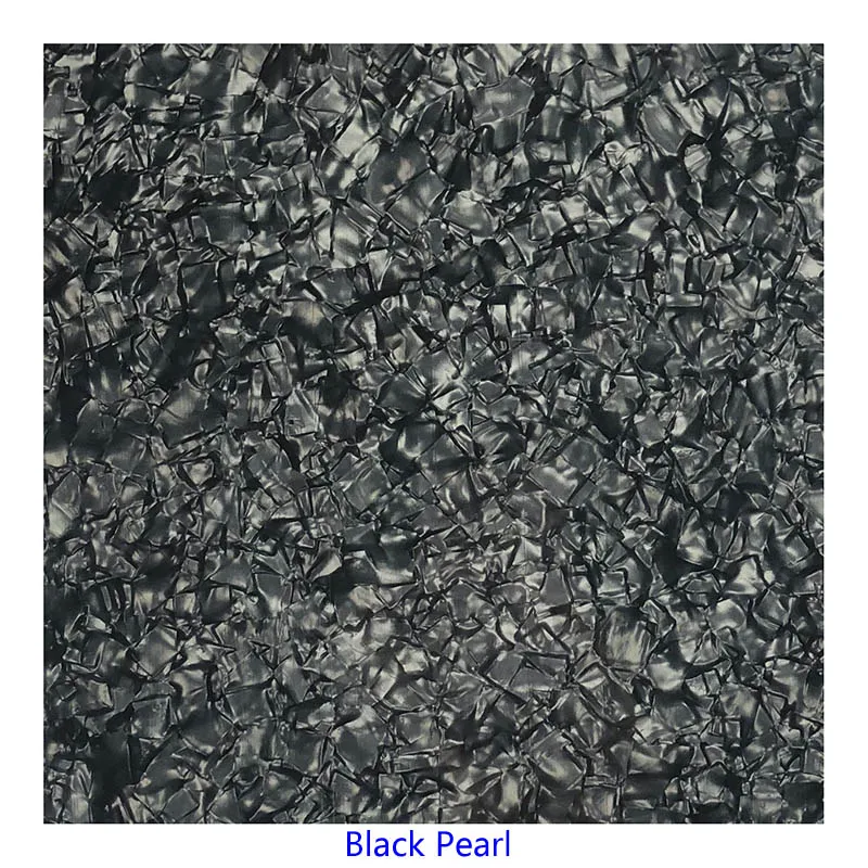 black pearl Pleroo целлулоидный материал пустой лист для акустической гитары накладки самоклеющиеся 24 см x 22 см качество царапин пластины многоцветный - Цвет: black pearl