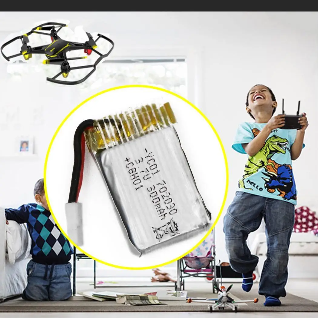 3 7 V 300 mAh перезаряжаемая батарея низкого сопротивления да для Global Drone GW66 как