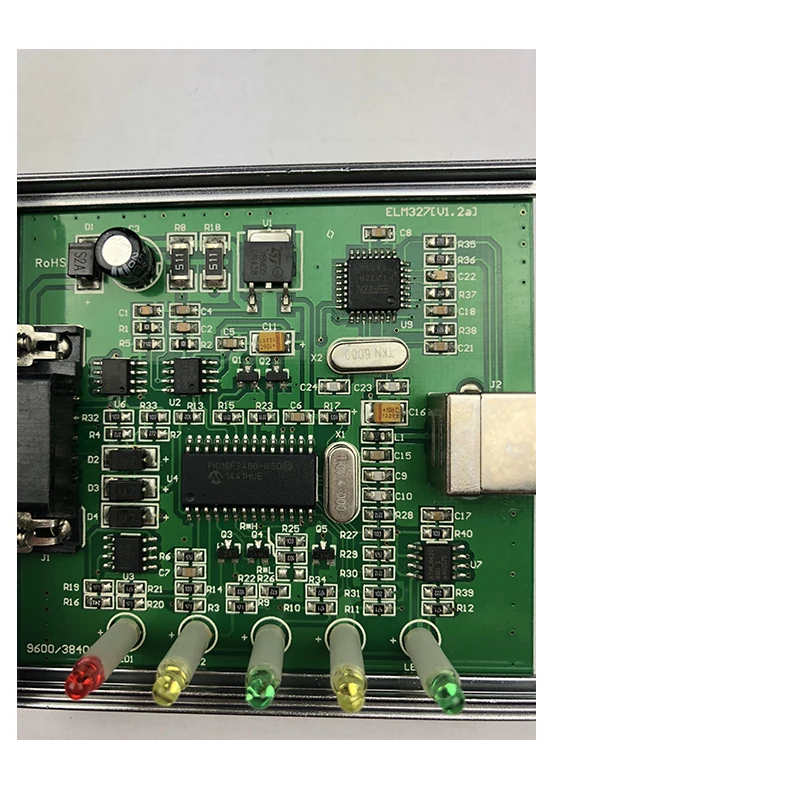 ELM327 V1.5 USB металлический алюминиевый PIC18F2480 и FTDI FT232BL чип OBD2 автоматический диагностический инструмент ELM 327 Al код считыватель сканер V1.5