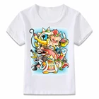 Детская одежда, футболка с героями игр детства, Баузер Dr Eggman, футболка для мальчиков и девочек, рубашки для малышей