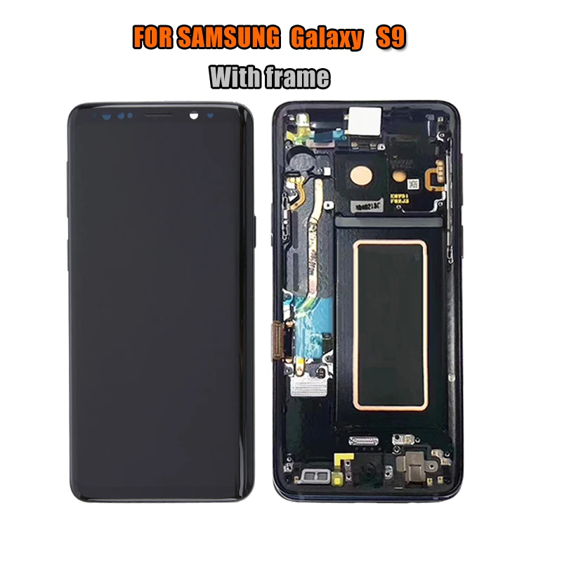 Высокое качество для Samsung s9 g960 ЖК дисплей дигитайзер сенсорный экран с рамкой в