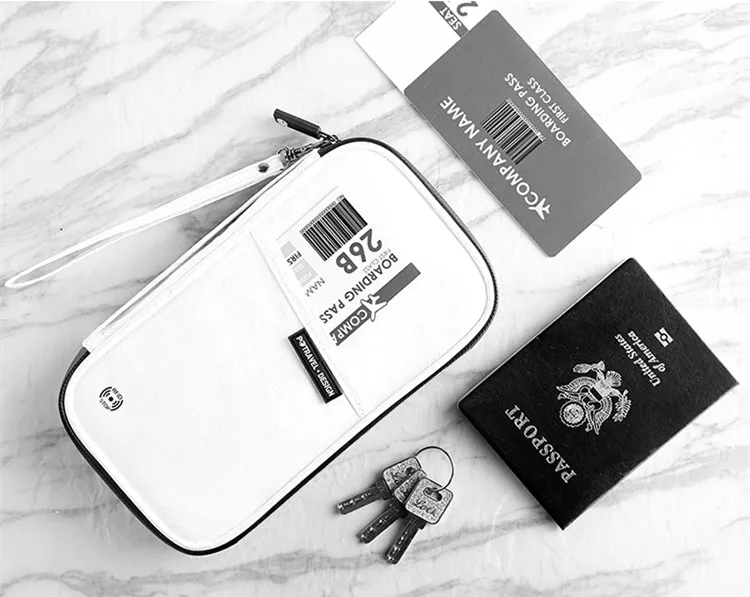 RFID Блокировка, дорожная посылка для паспорта, DuPont Tyvek, кошелек, держатель, семейный органайзер для документов, сумка для хранения нескольких карт, клатч
