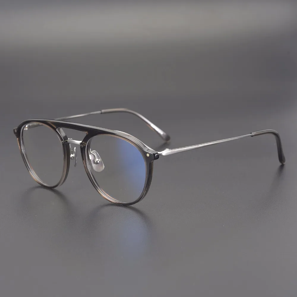 Ограниченная серия Винтаж Линзы для очков Сверхлегкий чистый titanium оправа из