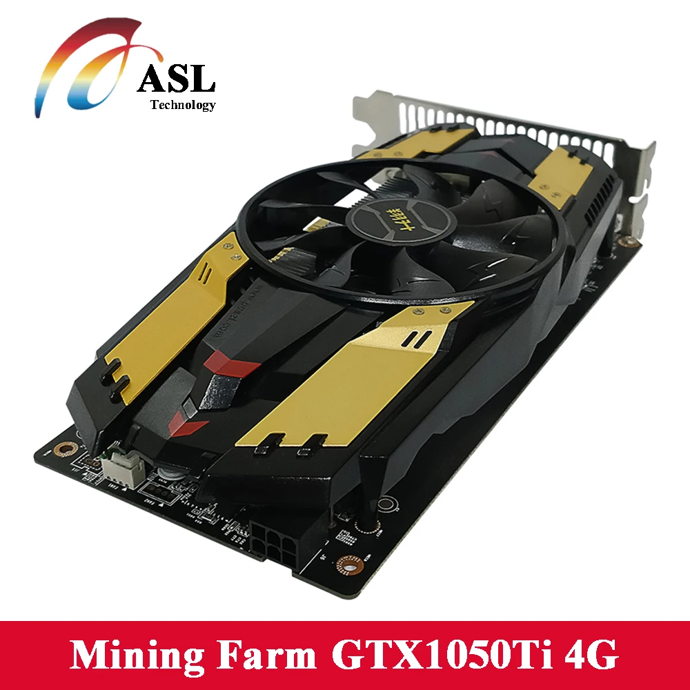 ASL видеокарта GeForce GTX1050Ti волк 4 ГБ 128bit 7008 мГц 1290 1392 NVIDIA 768 единиц DirectX 12 Графика карта