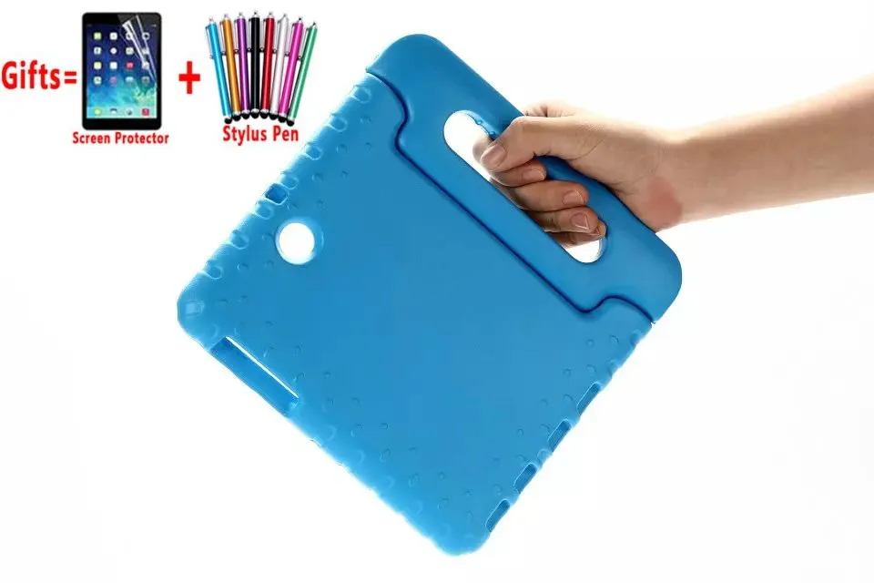 Мягкий детский чехол с ручкой для Samsung Galaxy Tab S2 8.0 T710 T715 8 дюймов подставка планшета