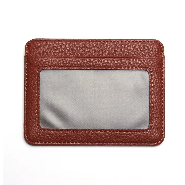 Baellerry Mini, мужской кожаный держатель для кредитных карт, чехол для id карт, тонкий кошелек для wo мужчин, маленькое отделение для монет, кошелек, держатель для карт