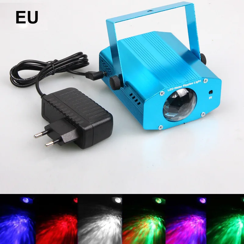 Сценический светильник 7 цветов волнистый эффект удаленный RGB светодиодный
