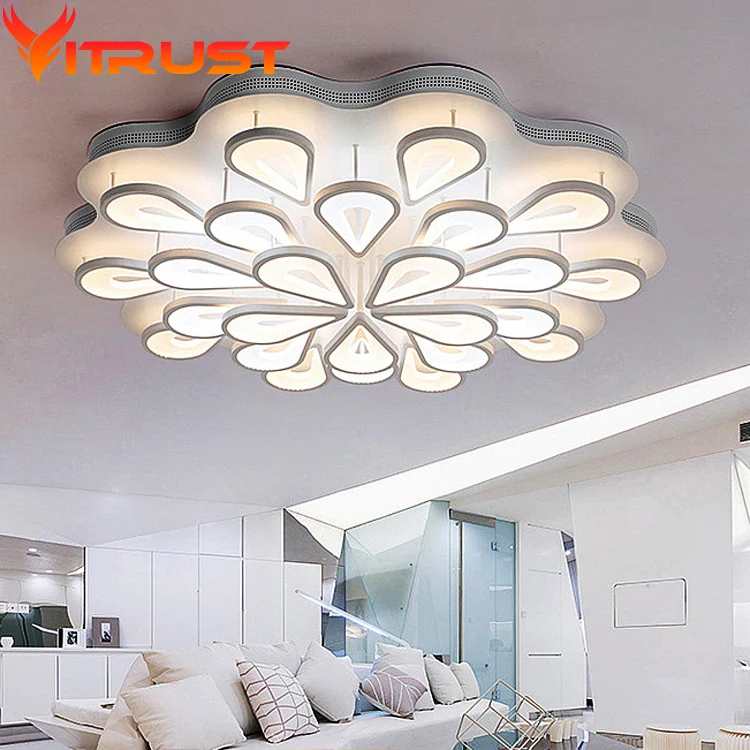 Потолочный светильник с павлином ультратонкая светодиодная лампа для спальни