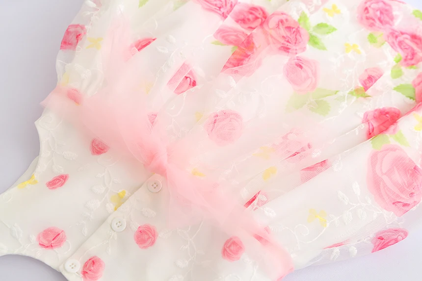 Для девочек вечерние платье с цветочным рисунком для маленьких летнее Принцесса