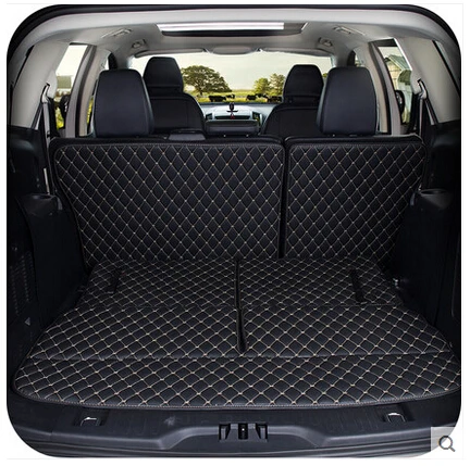 

Good quality! Special trunk mats for Ford Edge 7seats 2015 durable waterproof leather luggage carpets for Edge 15,Free shipping
