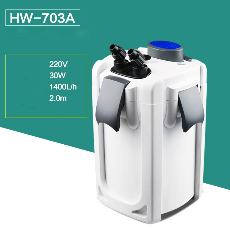 220V 30W 1400L/h SUNSUN HW-703A 3-Stage External Canister Filter Outside for Freshwater Saltwater Aquarium Filtration | Дом и сад