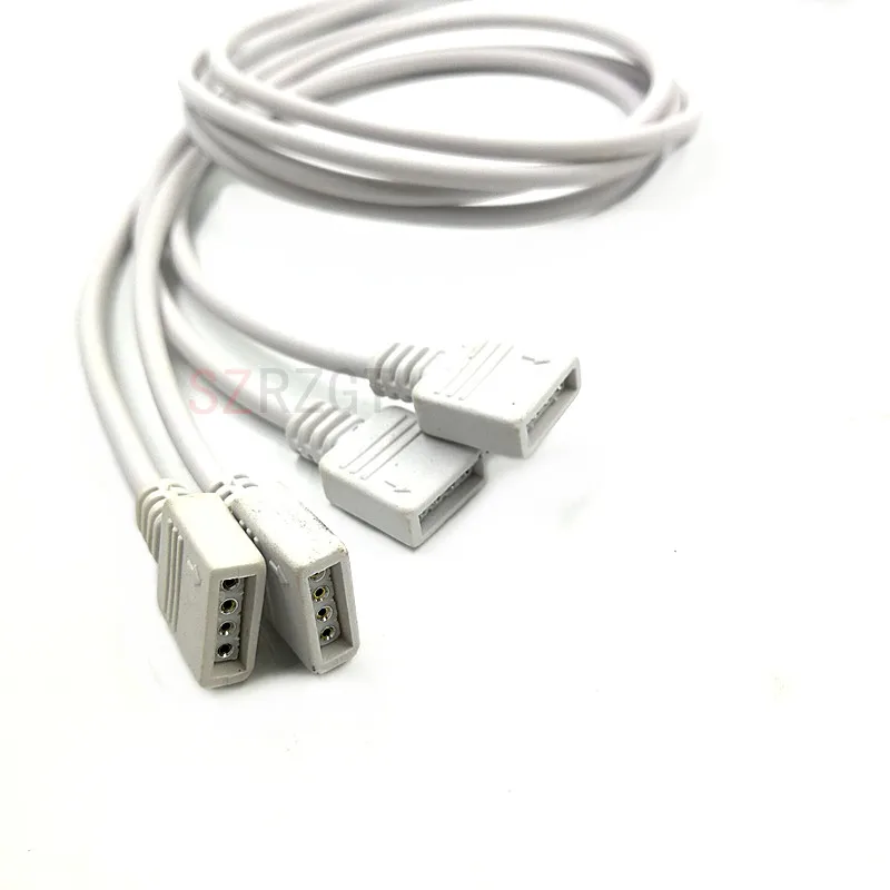 30 см 50 100 150 200 250 300 500 4 Pin 3528 5050 RGB Светодиодная лента коннектор провод Удлинительный