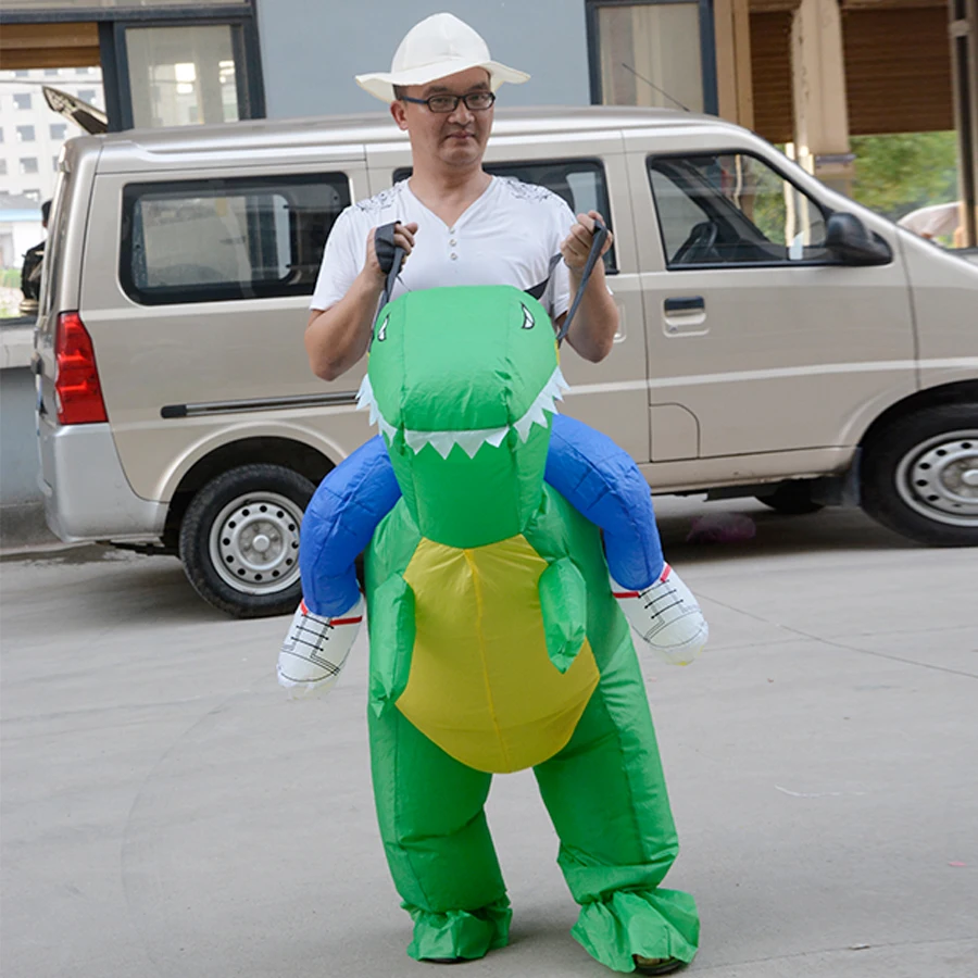Adult Halloween Christmas Anime Cosplay fantasias Inflatable Dinosaur Clothes Party Supplies Cloth Funny Clothing Stage Costumes |