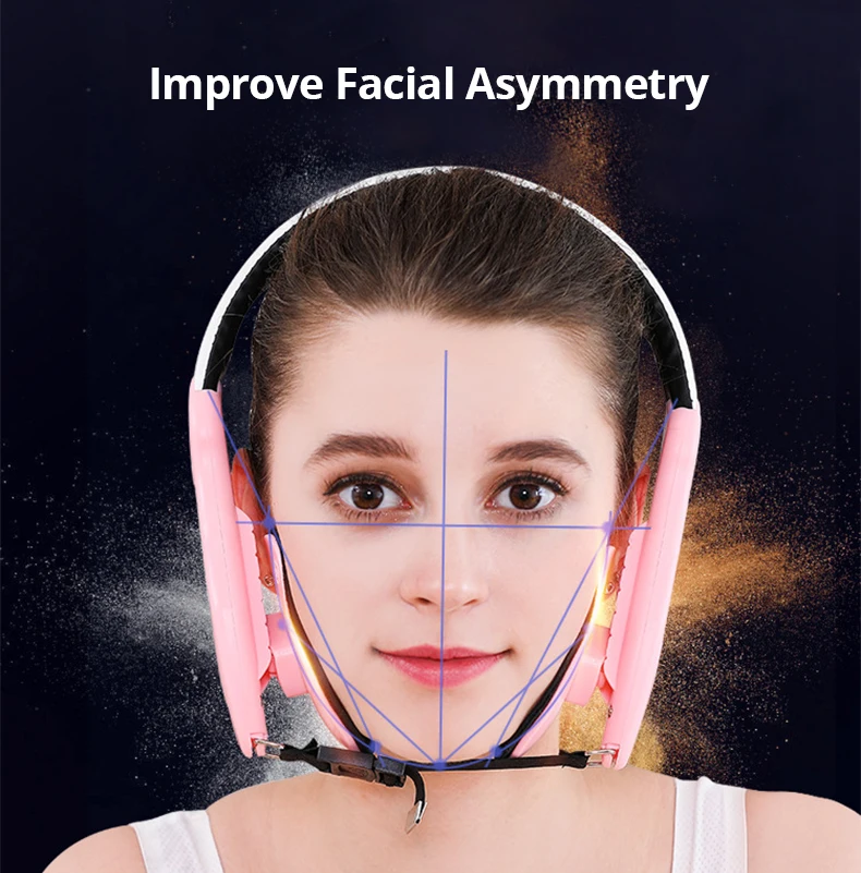 Корректор для похудения лица V-Face через поддерживающее давление тонкий Cheekbone и подбородок уменьшает массажер улучшает отек для лица