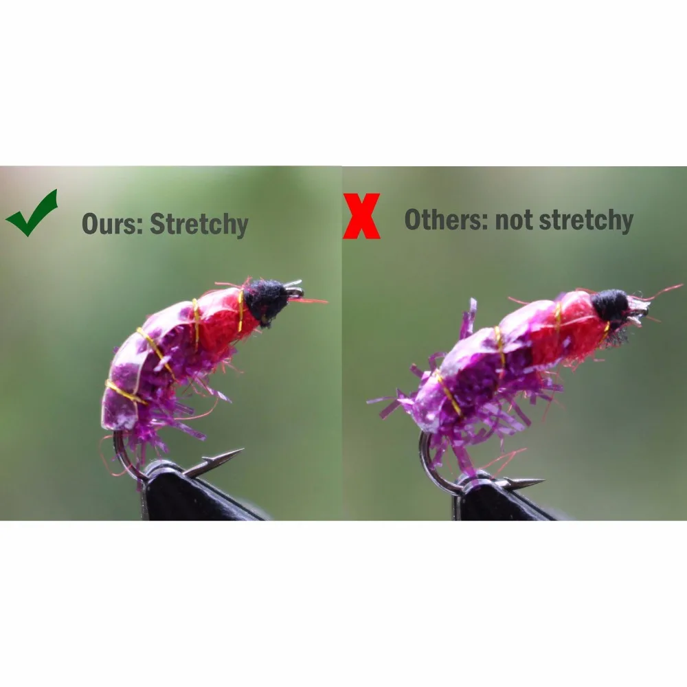 Tigofly 6 м Гибкая УФ пластиковая полоса 0 17 мм тонкие эластичные тянущиеся Pupae Scuds