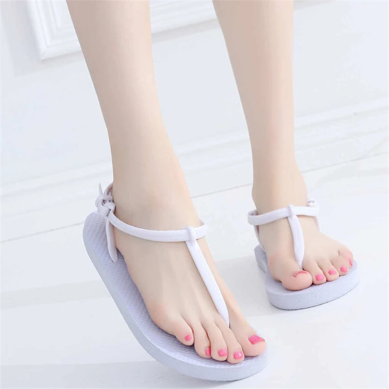 2019 г. Новые летние женские сандалии модные повседневные Простые Женские в