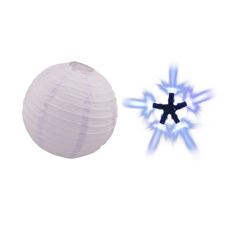 lavender with LED 1 комплект 20 см 25 см 30 см фонарики из белой бумаги+ белый светодиодный фонарь лампы для папье Фестиваля Свадьбы рождества украшения - Цвет: lavender with LED