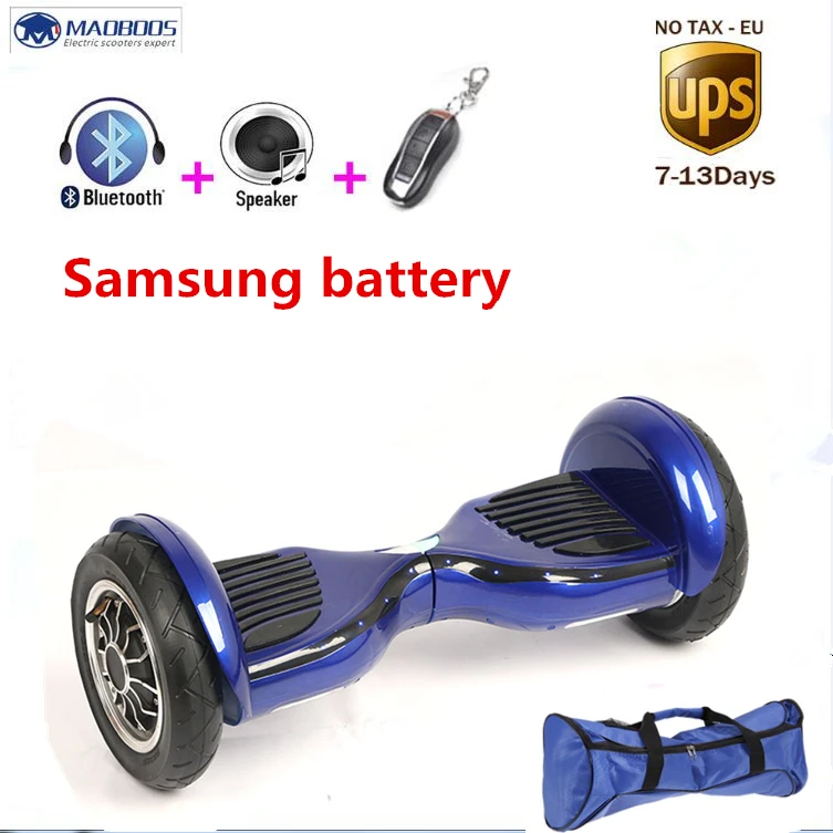 Балансируя 10 дюймов скейтборд Ховерборд bluetooth 4400amh 700 Вт samsung батарея Smart Баланс