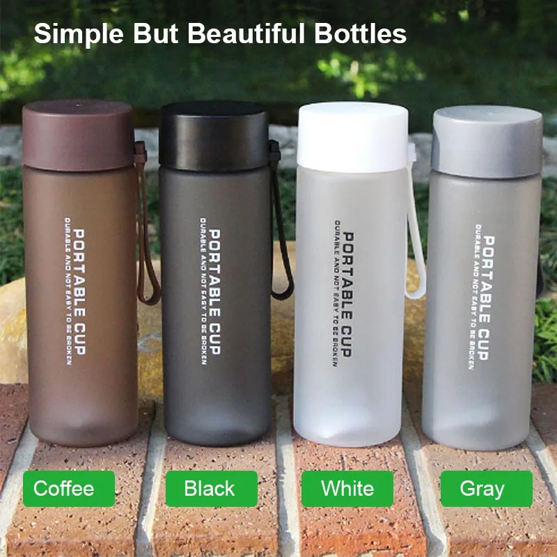 Фото BORREY 1Pcs Korean Cute Water Bottle Plastic Frosted Small Portable Outdoor SportsTravel School Girls Дом и сад BORREY 1Pcs Korean Cute Water Bottle Plastic Frosted Small Portable Outdoor SportsTravel School Girls Дом и сад