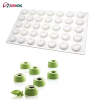shenhong small various shape cake mould button silicone decoration 3d mold mousse diy muffin moule baking cookie wedding