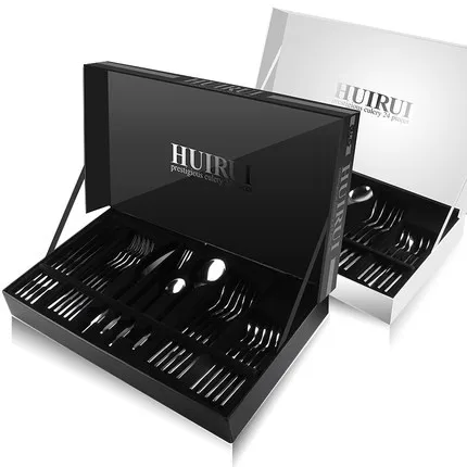 24 шт. набор столовых приборов столовые приборы из нержавеющей стали Серебряный