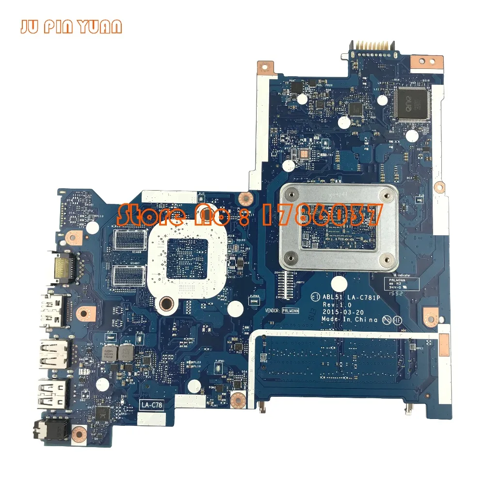Ju pin yuan 813966-001 813966-501 ABL51 LA-C781P для hp Тетрадь 15-AF Серия материнских плат полностью протестирована