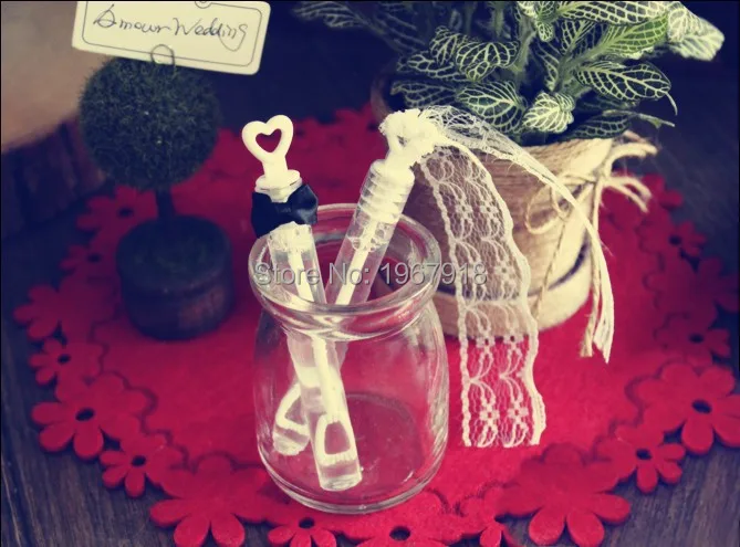 48 шт./лот Пузырьковые бутылки любовь сердце дизайн мыло вода Свадебные украшения