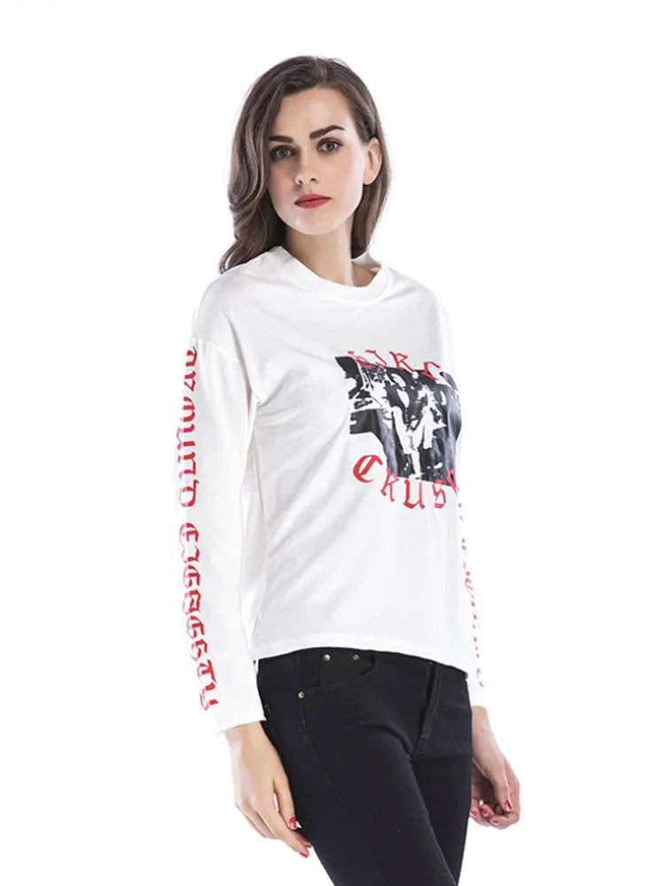 2019 Мода весна новый Повседневное кофты Для женщин головы пуловеры с круглым