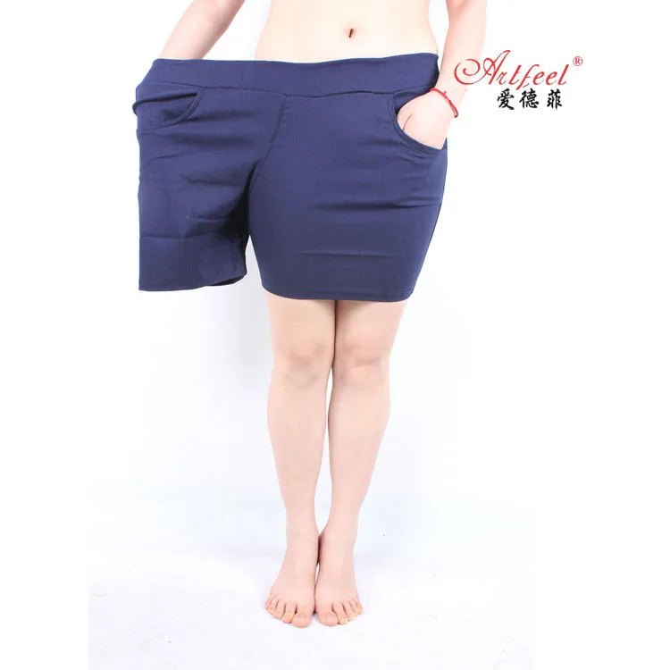 Бесплатная доставка женские джинсовые шорты большого размера модель 5XL для