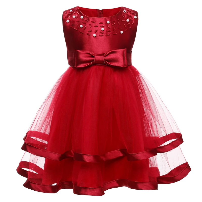 Easter dress Girls tutu Kids Clothing Elegant hand beading Dresses for Children Princess Party Costumes Communion | Детская одежда и