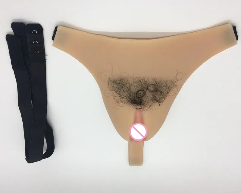 Abalone Тип Vulva Женские гениталии Силиконовое влагалище стринги Трансвестит для