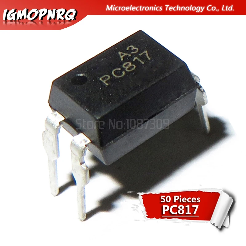 Фотоэлектрический соединитель PC817 EL817 817 DIP 4 50 шт. 100% новый оригинальный гарантия
