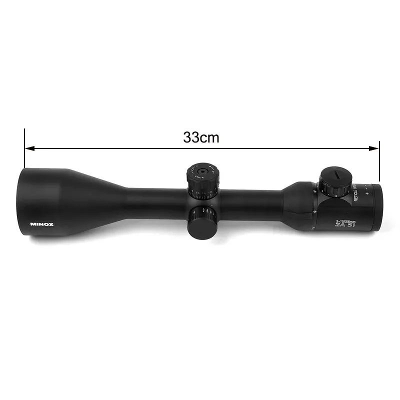 MINOX HD ZA5I 3 15X56 SF тактический оптический прицел с красной мил точкой для охоты