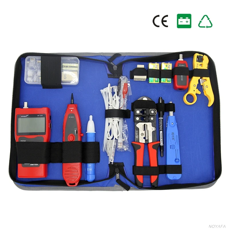 Сети Комбинации Тестер кабеля провода обжима Cutter удар вниз инструменты комплект