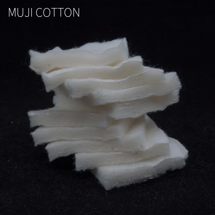 5 шт./лот органический vape muji хлопок Японский без отбеливания для электронных сигарет ввиду RDA RBA RTA DIY vape Танк аксессуары