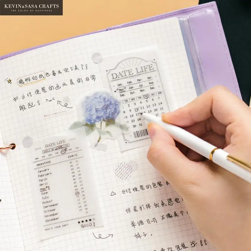 Parchment Paper Memo Pad 30 Sheets Planner Sticker Notes Office Stationery Notes Stationery Sticker Office And School Supplies