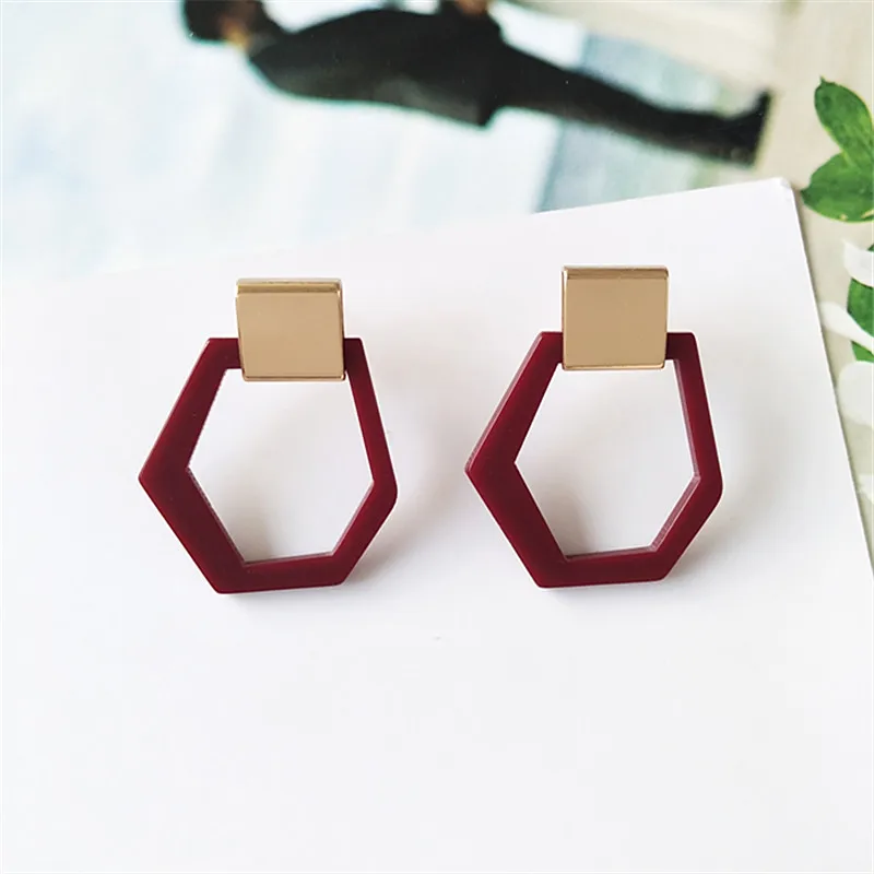 Мода ретро темперамент неровности много модные серьги женские изысканные